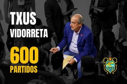 Txus Vidorreta, 600 partidos