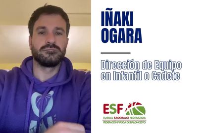 Dirección de Equipo en un grupo Infantil o Cadete por IÑAKI OGARA (FVB/ESF)