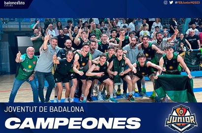 Joventut revalida el título de Campeón de España Junior Masculino