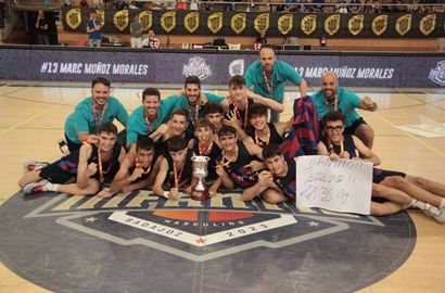 El FC Barcelona campeón de España Infantil Masculino 2023
