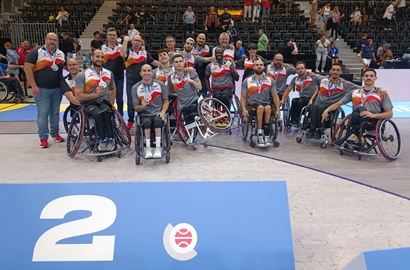 La Selección Española Masculina de BSR, subcampeona de Europa