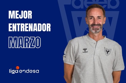 Sito Alonso Mejor Entrenador del Mes de Marzo-Trofeo AEEB Liga Endesa