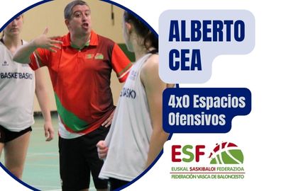 4×0 Espacios Ofensivos + Línea de Balón + Ayudas por ALBERTO CEA (FVB/ESF)