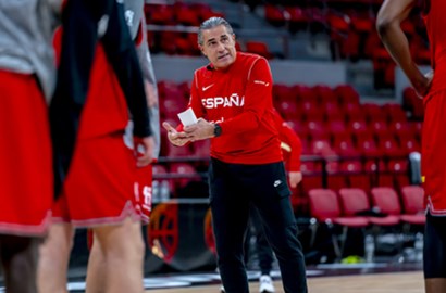 Semana de Entrenamientos AEEB con la selección Española Absoluta Masculina. Febrero 2024 (Jornada 1)