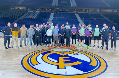 Continua avanzando la Semana de Entrenamientos AEEB con Chus Mateo / Real Madrid