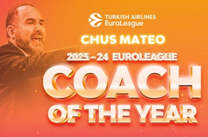 Chus Mateo es elegido por sus compañeros Entrenador del Año de la Euroliga