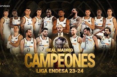 Real Madrid, campeón de la Liga Endesa 2023-24