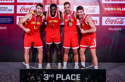 España conquista el bronce en el FIBA 3×3 World Cup U23 celebrado en Mongolia
