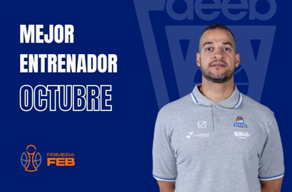Bruno Savignani Mejor Entrenador del Mes de Octubre-Trofeo AEEB Primera FEB