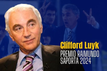 Clifford Luyk, galardonado con el Premio Raimundo Saporta 2024 por su brillante trayectoria en el baloncesto