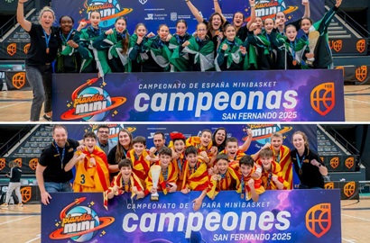 Cataluña y Andalucía revalidan su reinado en el Campeonato de España de Minibasket 2025