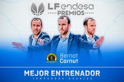Bernat Canut, elegido mejor entrenador de la Liga Femenina 2024/25