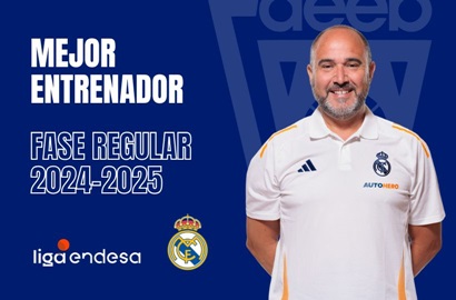 La AEEB nombra a Chus Mateo Mejor Entrenador de la fase regular 2024-25