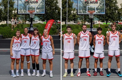 España brilla en Vilnius: Grandes resultados para las selecciones U21 3×3 en la Nations League