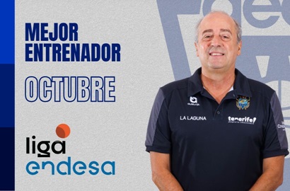 Txus Vidorreta Mejor Entrenador del Mes de Octubre-Trofeo AEEB de la Liga Endesa