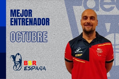Abraham Carrión Mejor Entrenador del Mes de Octubre-Trofeo AEEB de BSR